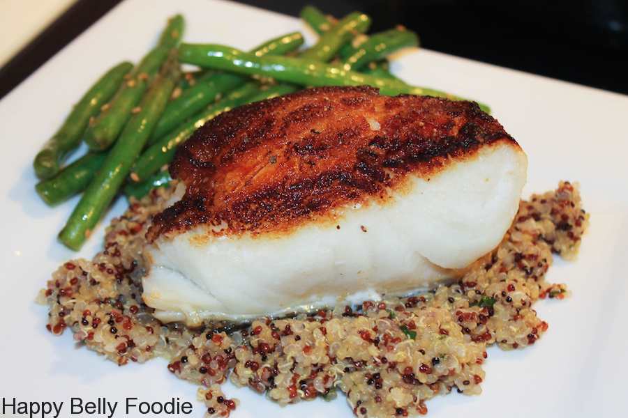 Pan Seared Sea Bass Overcoming Fish