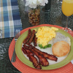 Breakfast for Dinner ~ A garden party