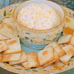 Jarlsberg Cheese Dip with Homemade Salty Crackers