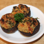 Fresh Clam Stuffed Mushrooms