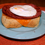 Bread Maker Bread Plus Fried Bologna Sandwiches