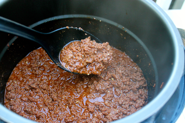 Pressure Cooker Cincinnati Style Chili is delicious and simple to make. Warm up with this cozy, copy cat style meal in just a few minutes.