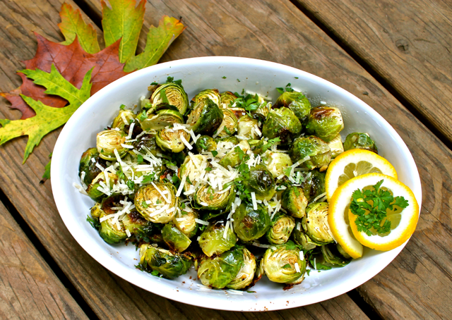 Brown Buttered Roasted Brussel Sprouts