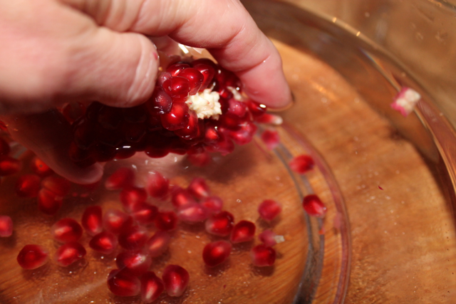 Cranberry Apple Salad a beautiful harmony of fruits, sweet and tart. Find this delicious recipe here at Happy Belly Foodie