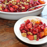 cranberry salad with nuts