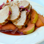 Pork Tenderloin Sauteed Cabbage and Apples