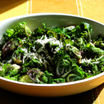 Kale Sprouts Sauteed in Toasted Garlic Butter