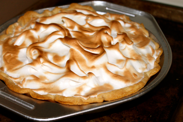 Lemon Meringue Pie ~ The magic of egg whites Ever wondered how this fabulous dessert is made? Visit Happy Belly Foodie to see how it's done from scratch 