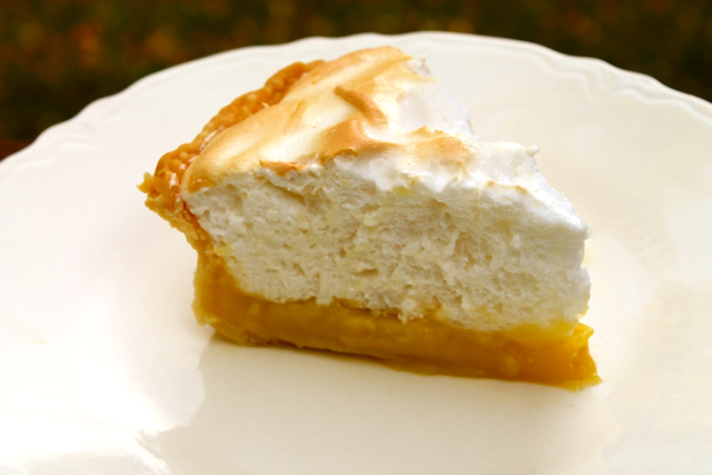 Lemon Meringue Pie ~ The magic of egg whites Ever wondered how this fabulous dessert is made? Visit Happy Belly Foodie to see how it's done from scratch 