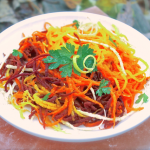 Ginger Spiced Carrot Slaw