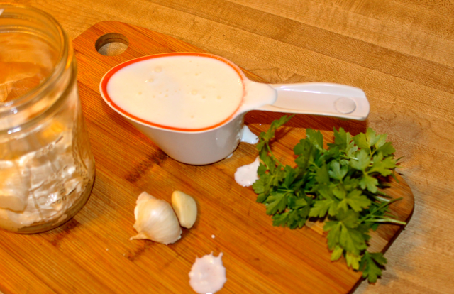 buttermilk and garlic ranch ingredients