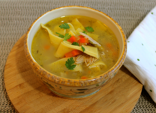 Pressure Cooker Chicken Noodle Soup