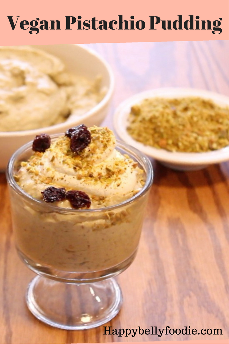 Vegan Pistachio Pudding is the perfect sweet treat if you're looking for a dairy free, gluten free option to enjoy. No cooking required!
