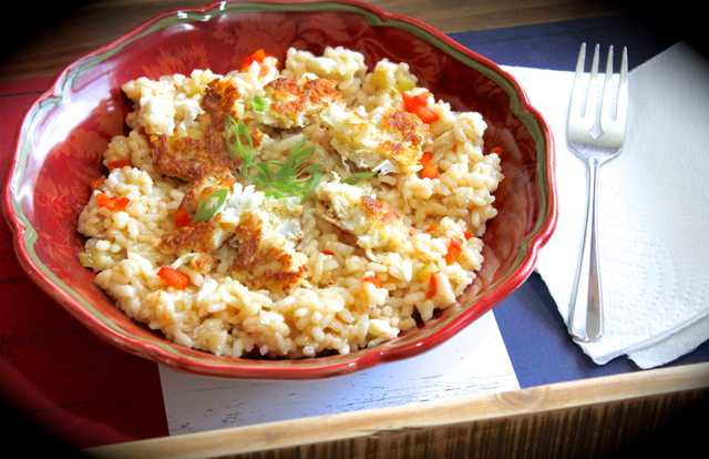 Crab Risotto if you love crab cakes and you love risotto, you're gonna LOVE this recipe. Why not have your cake and eat it too? 