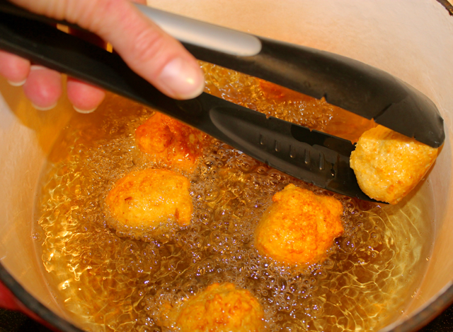 turning hush puppies