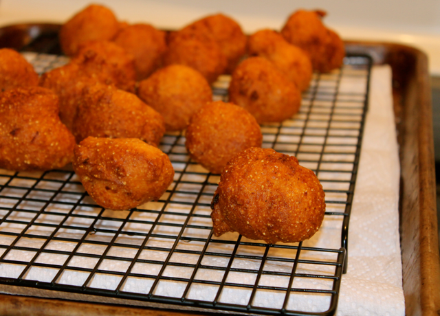 fried hush puppies