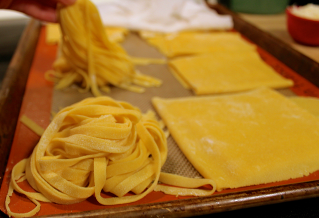 How to make Fresh Pasta with THE Best Alfredo Sauce