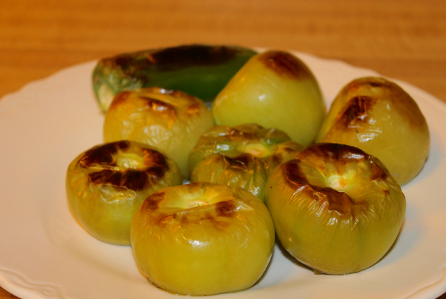 Cooled tomatillos