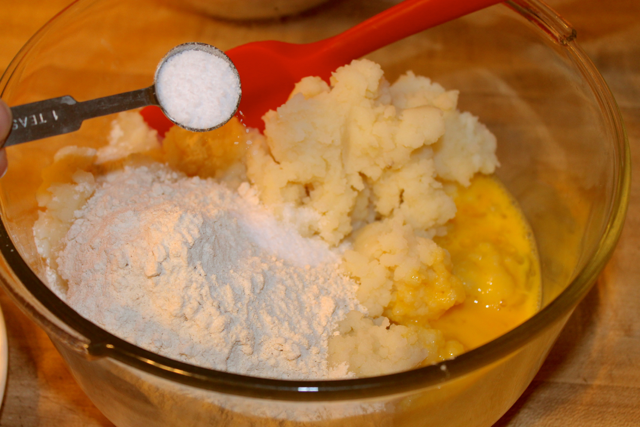 Ingredients for Gnocchi