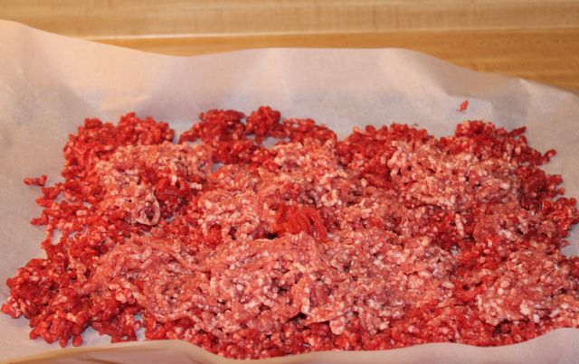 ground meat for meatballs