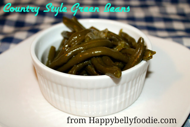 Pressure Cooker Country Style Green Beans have that same great slow-cooked taste in a fraction of the cooking time. from Happybellyfoodie.com