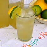 Homemade Lemon-Lime Soda ~ Ginger Bug