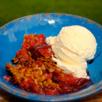 Black Plum Crumble