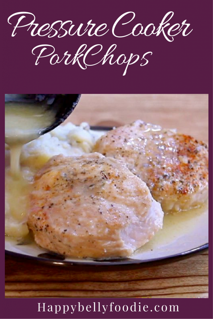Pressure Cooker Pork Chops with Smashed Potatoes and Gravy