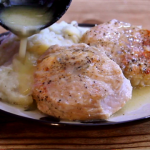 Pressure Cooker Pork Chops, Smashed Potatoes and Gravy