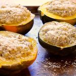 Pressure Cooker Stuffed Acorn Squash