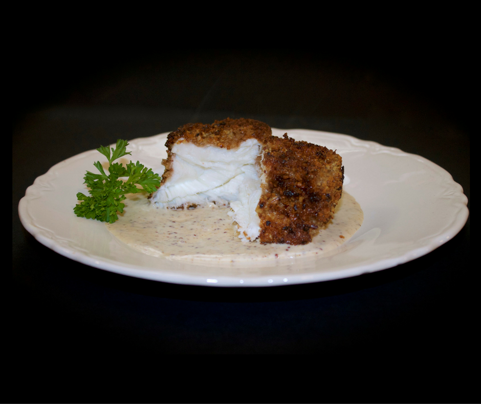 Pecan Crusted Halibut with Dijon Mustard Sauce is a delicious, healthy dish that you can make in a jiffy! Fresh is always best!